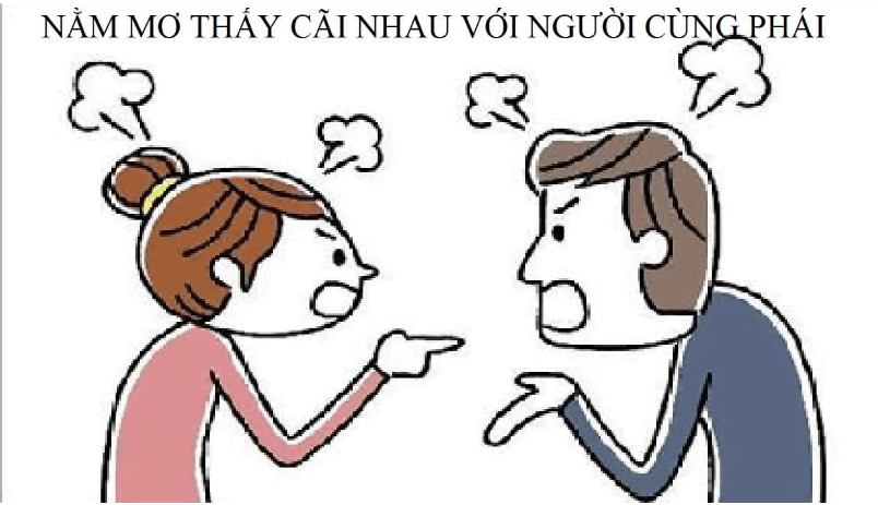 Nằm mơ thấy cãi nhau với người cùng phái là điềm báo gì?