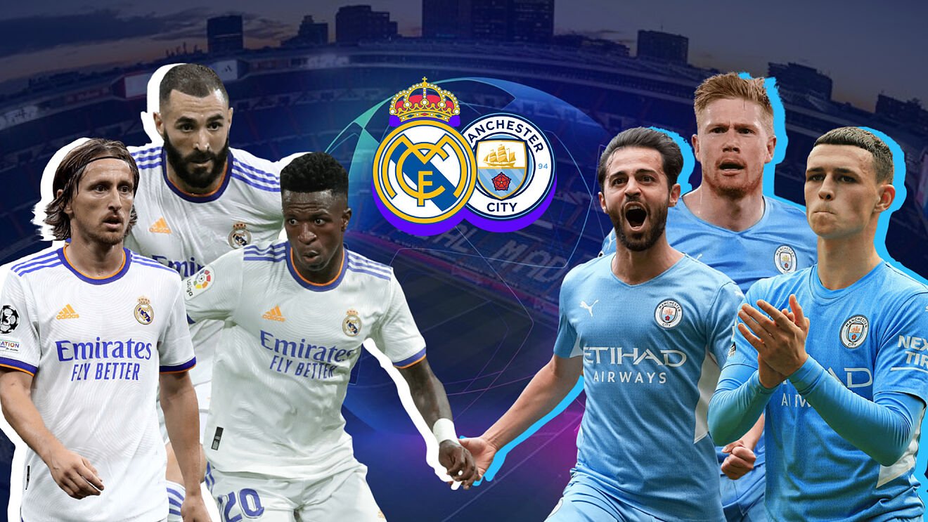 Real Madrid vs Manchester City - tứ kết lượt đi Champion League 2022/23