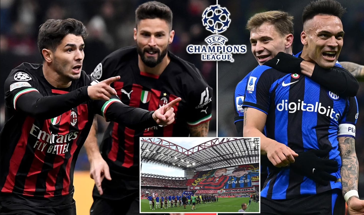 Derby della Madonnina Milan vs Inter - tứ kết lượt đi Champion League 2022/23