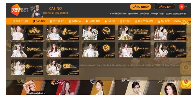 Những tựa game casino đến từ nhiều nhà cung cấp uy tín