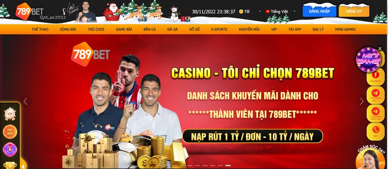 Nhà cái 789Bet khuynh đảo giới giải trí