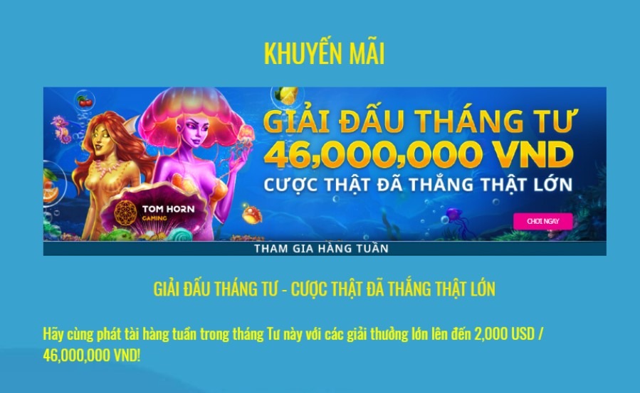 Khuyến mãi HappyLuke cho các giải đấu 