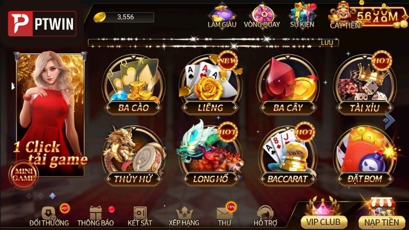 Nhà cái PTWIN -  Sân chơi mới nổi với những tựa game đẳng cấp