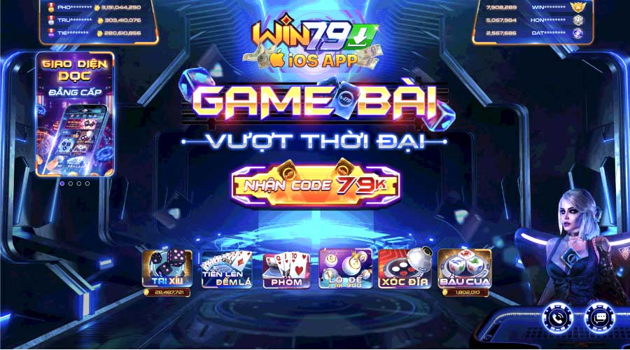 Cổng game Win79 là địa chỉ chơi game slot đổi thưởng uy tín