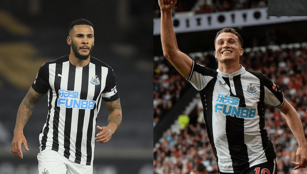  Lascelles (trái) và Manquillo (phải) đều là hai trụ cột có thâm niên ở St James' Park