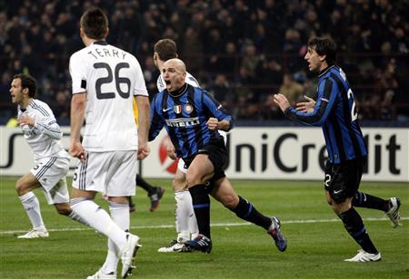 13 năm trước, Inter đã đánh bại Chelsea nhờ 2 bàn thắng của Cambiasso và Diego Milito