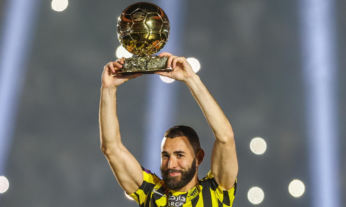 Benzema mặc áo số 9 tại Al Ittihad