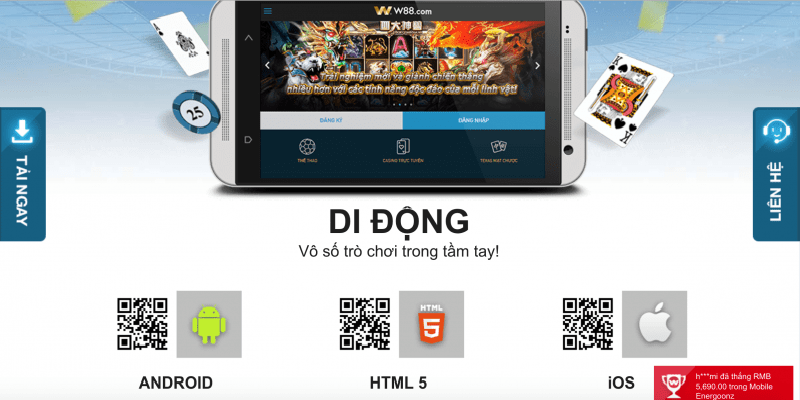 Hướng dẫn cách tải app W88 cho Android và iOS