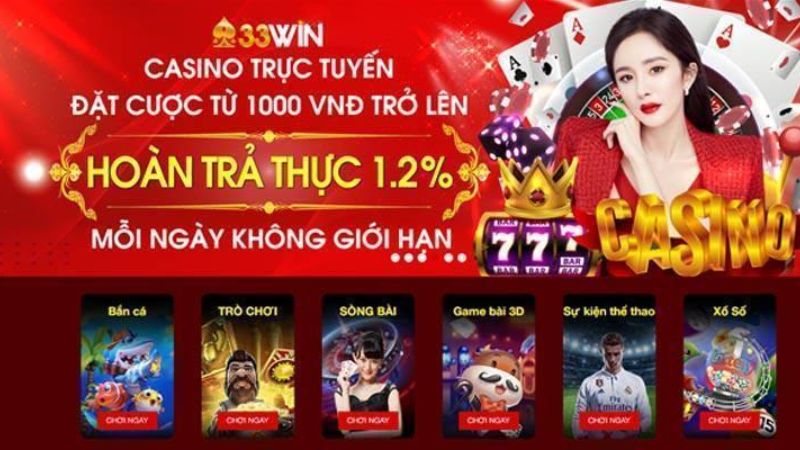 Khái quát thông tin chung về nhà cái 33win