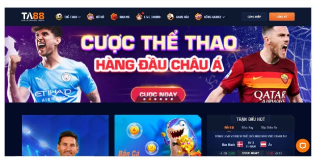 Cược thể thao TA88 cực hot.