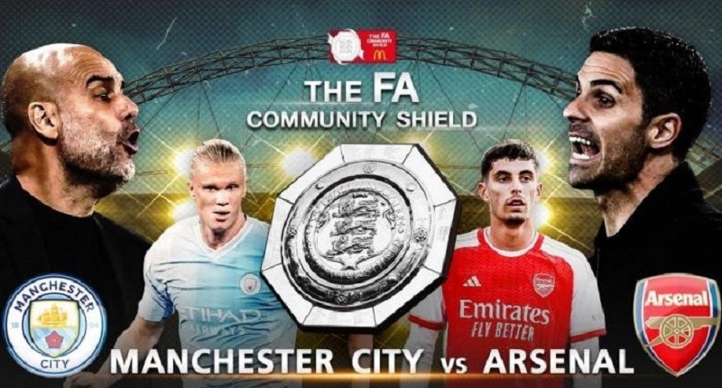 Nhận định chung kết Community Shield giữa Arsenal vs Manchester City