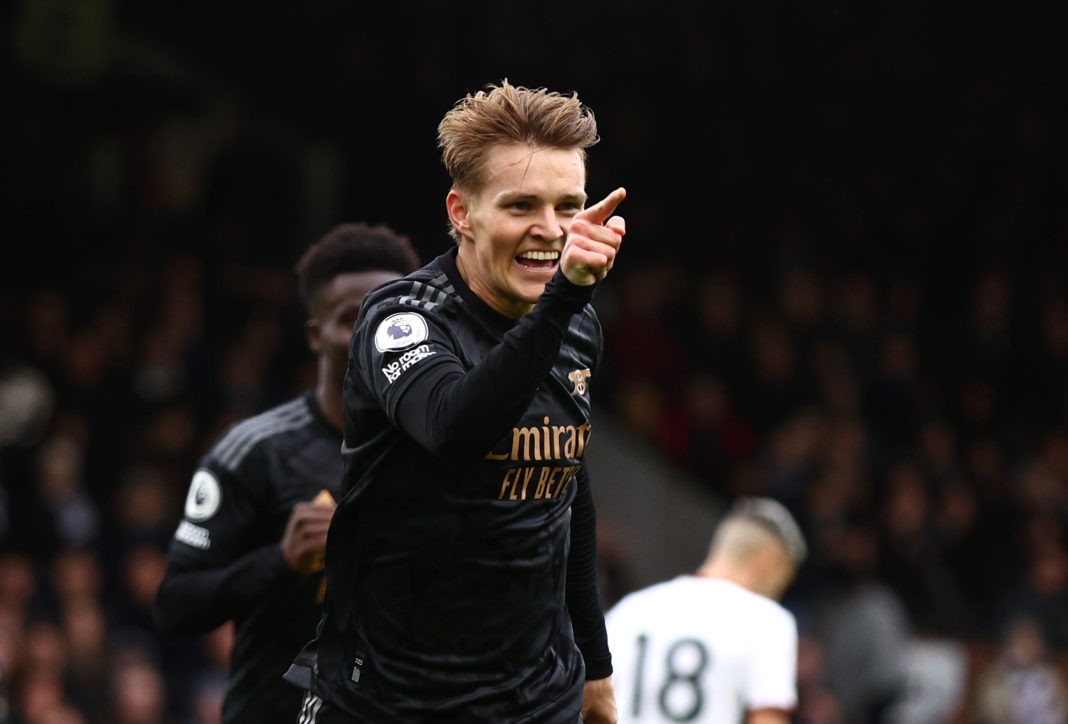 Odegaard đã có 7 bàn cùng 3 kiến tạo sau 22 trận mùa này cho Arsenal