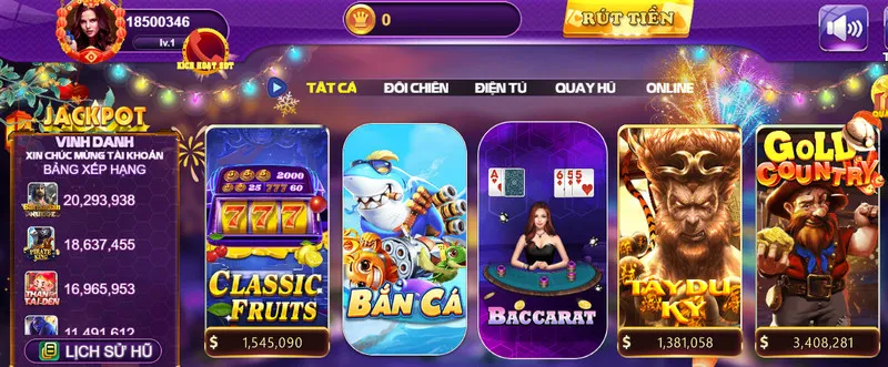 Thông tin tại 68 game bài được bảo mật