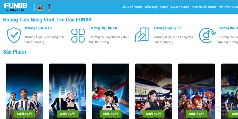 Fun88 bet – Sân chơi cá cược đổi thưởng số một thị trường Việt