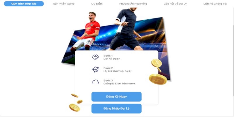 Hướng dẫn đăng ký đại lý 8Xbet siêu đơn giản cho anh em