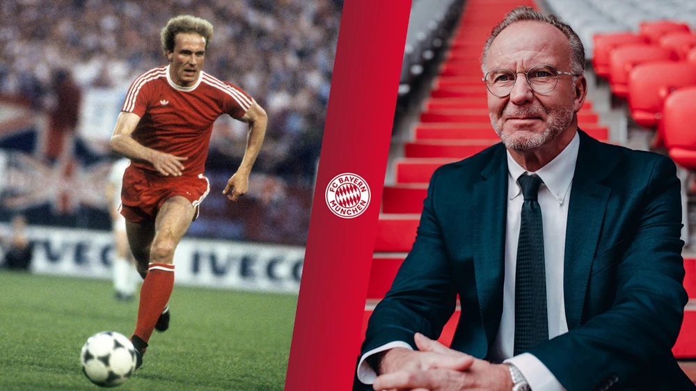 Karl-Heinz Rummenigge là tiền đạo kỳ cựu ghi nhiều bàn thắng dưới màu áo Bayern Munich