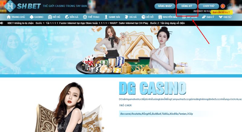 Cách tham gia chơi casino tại nhà cái uy tín SHBET