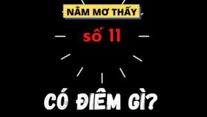 Số 11 tượng trưng cho sự thăng hoa