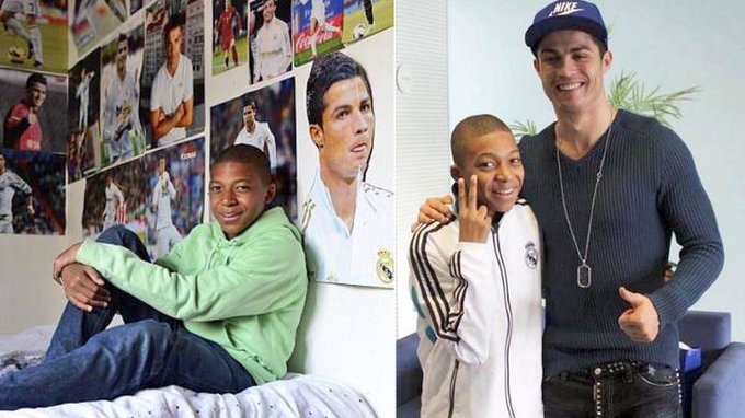 Mbappe là fan của Real cũng như Ronaldo ngay từ nhỏ