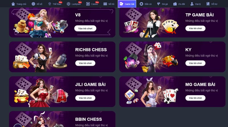 Đôi nét thông tin chính về sảnh cược game bài tại S666 