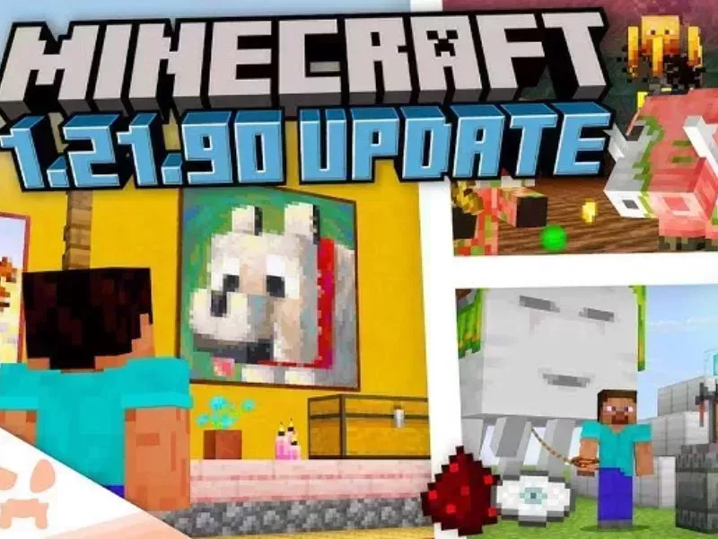 Minecraft 1.21.90 - Di chuyển nhóm bằng Happy Ghast an toàn