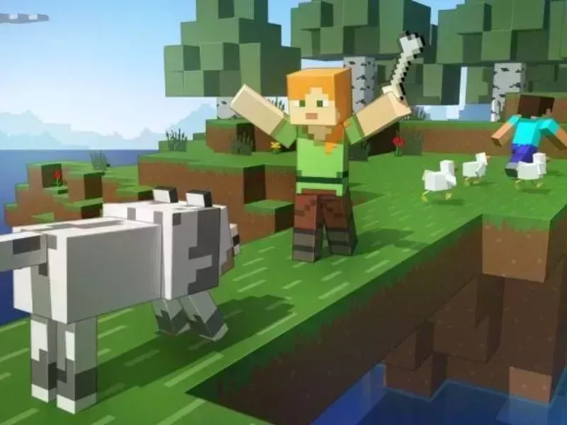 Làng Minecraft - Bảo vệ dân làng và giảm rủi ro ban đêm