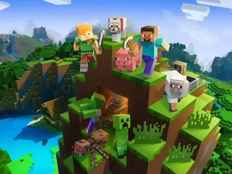 End Minecraft - Canh lúc rồng đáp xuống để đánh cận chiến